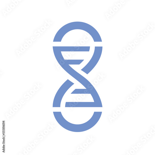 infinity dna loop  letter x logo design