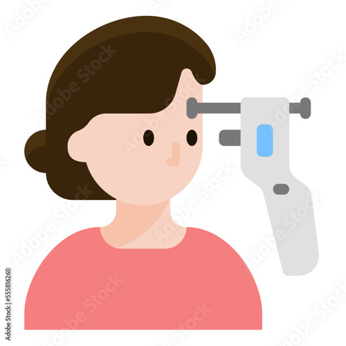 tonometry flat icon