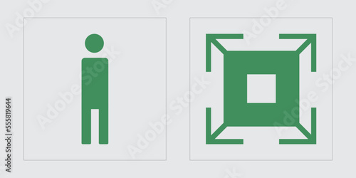 Vector set of Y2K. Trendy geometric postmodern figures. Cyberpunk elements. Isolated on black background. Vector illustration