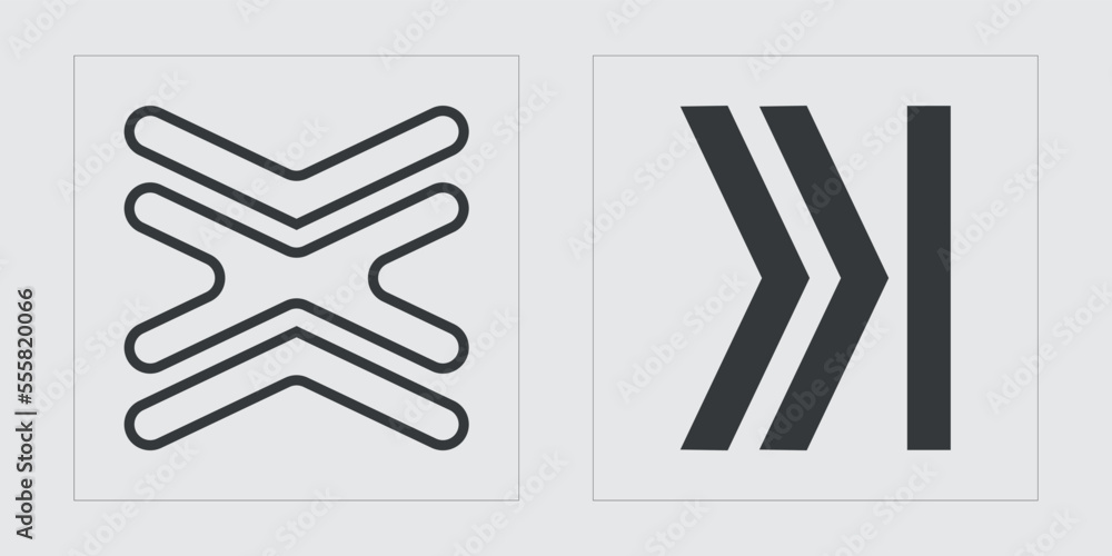 Obraz premium Set of Y2K style vectors of objects. Trendy geometric postmodern figures. Cyberpunk elements. Projects, posters, banners. Vector illustration