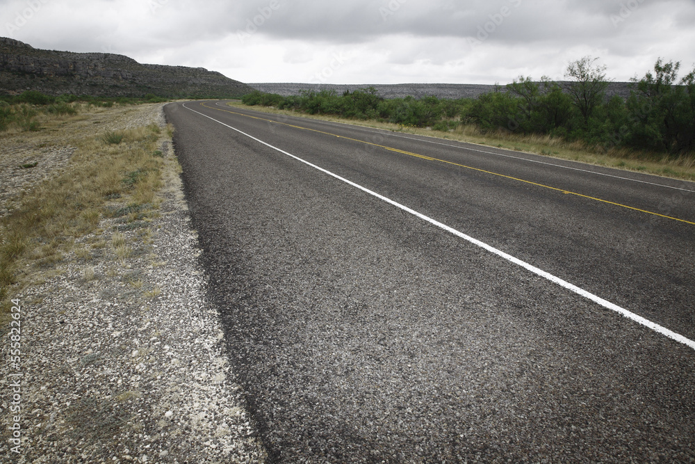 Scenic View of Highway 90, Texas, USA Scenic View of Highway 90, Texas, USA