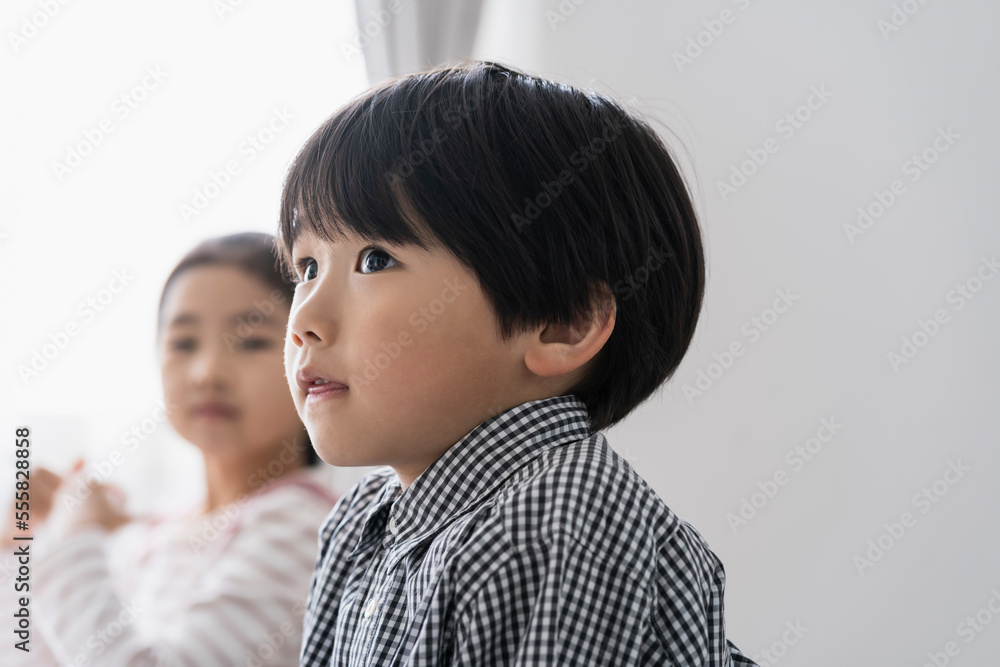 日本人小学生の男の子 日本人小学生の男の子