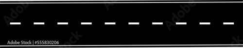 straight road icon vector illustration