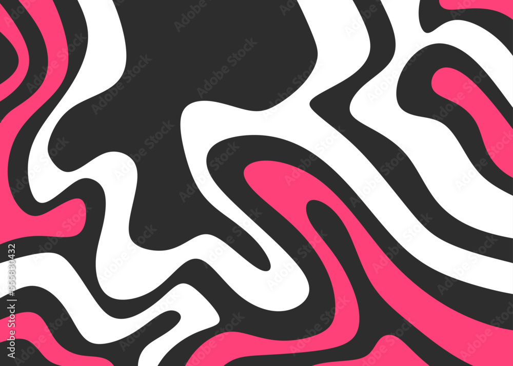 Abstract background with colorful wavy line pattern Abstract background with colorful wavy line pattern