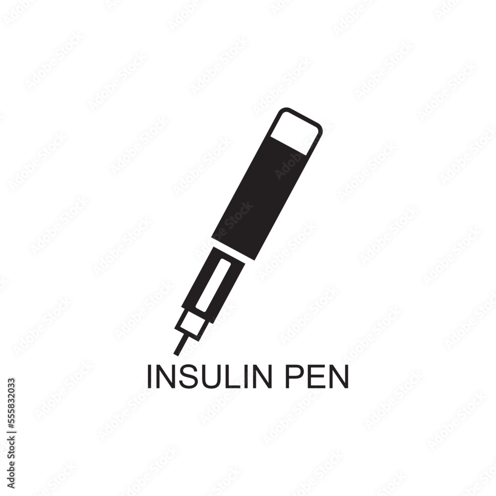 insuline pen icon , medical icon insuline pen icon , medical icon