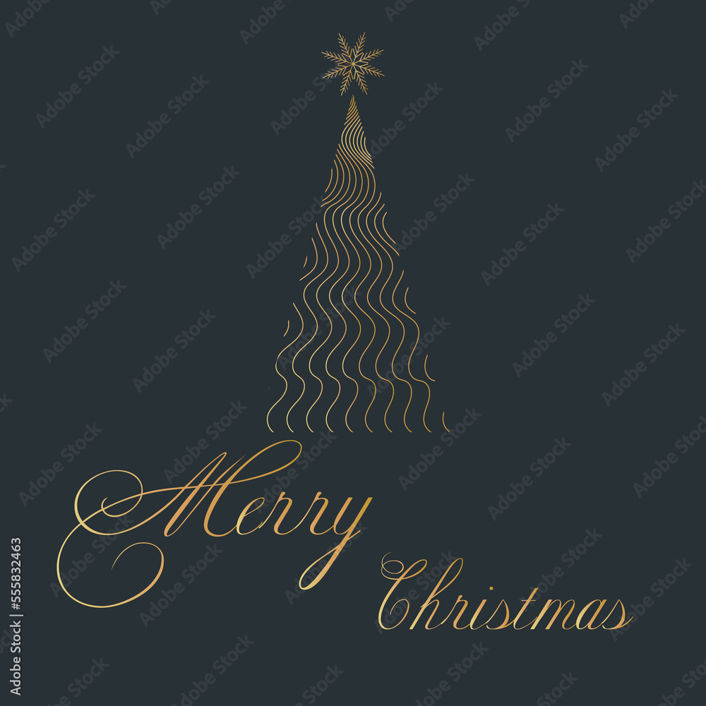 New Year Christmas greeting background, card poster, with festive elements and text in black and gold color. Premium New Year Christmas greeting background, card poster, with festive elements and text in black and gold color. Premium
