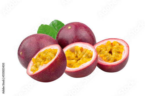 Passion fruit isolated on transparent png