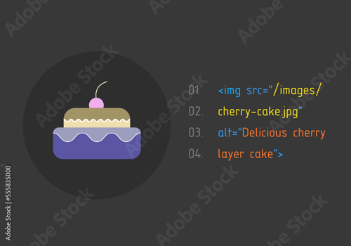 Optimize image Alt text for SEO illustration. Improves user experience and accessibility, increase organic traffic.