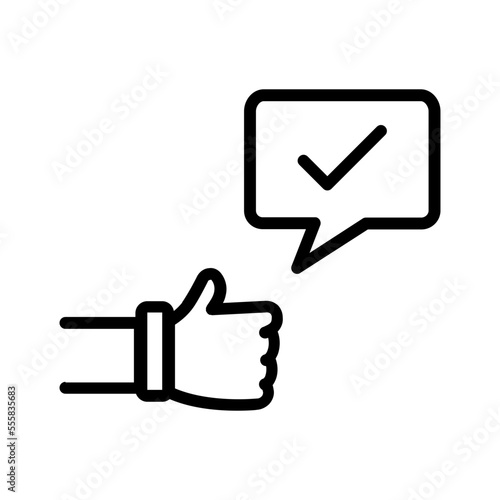Black icon for Correct