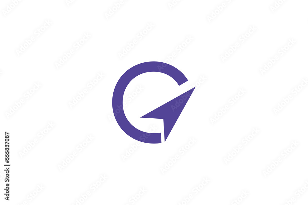 Minimal Awesome Trendy Professional Letter G Arrow Logo Design Template On White Background Minimal Awesome Trendy Professional Letter G Arrow Logo Design Template On White Background