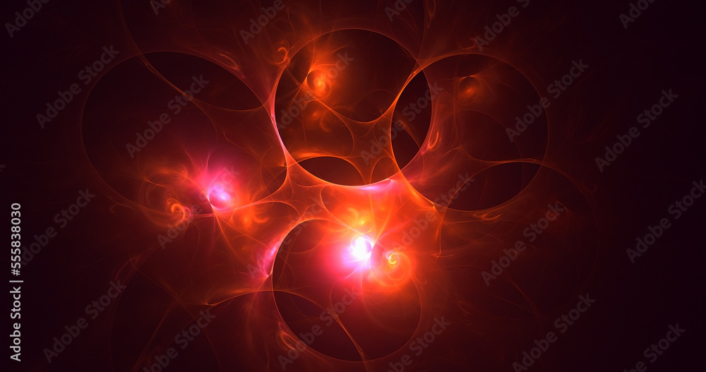 3D rendering abstract multicolor fractal light background 3D rendering abstract multicolor fractal light background