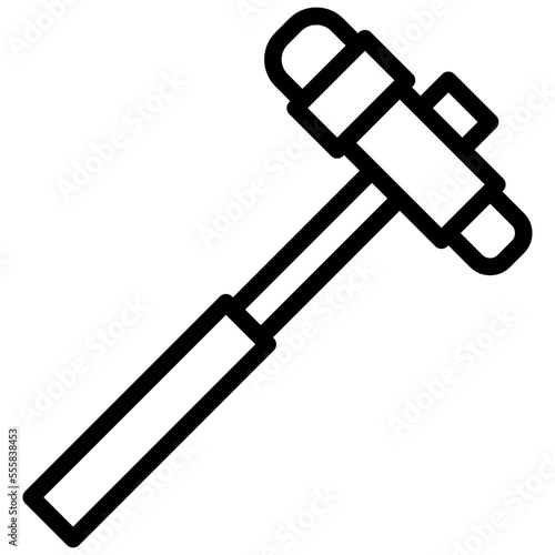 REFLEX HAMMER line icon