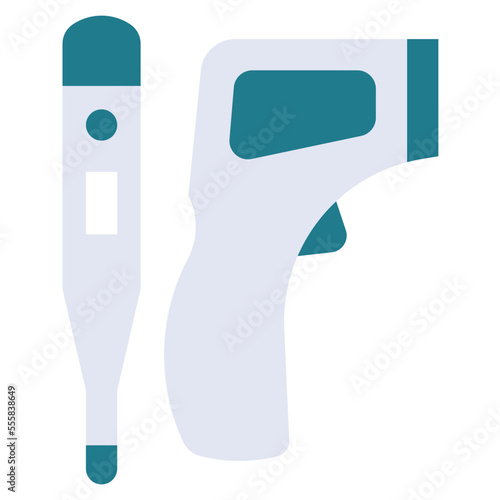 THERMOMETER DIGITAL flat icon
