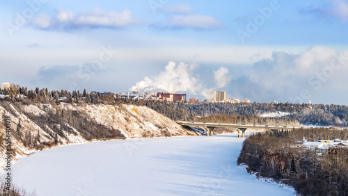 City of Edmonton winter landscape