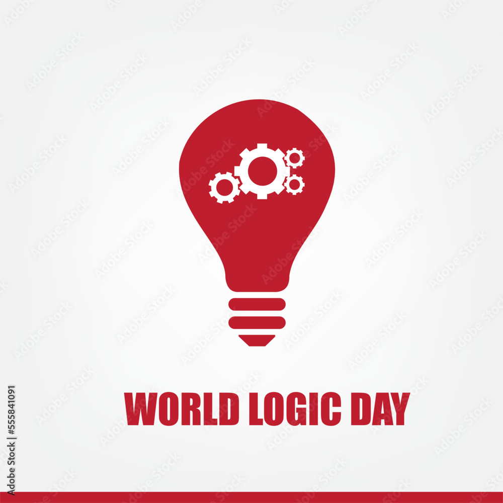 Vector Illustration of World Logic Day. Simple and Elegant Design Vector Illustration of World Logic Day. Simple and Elegant Design