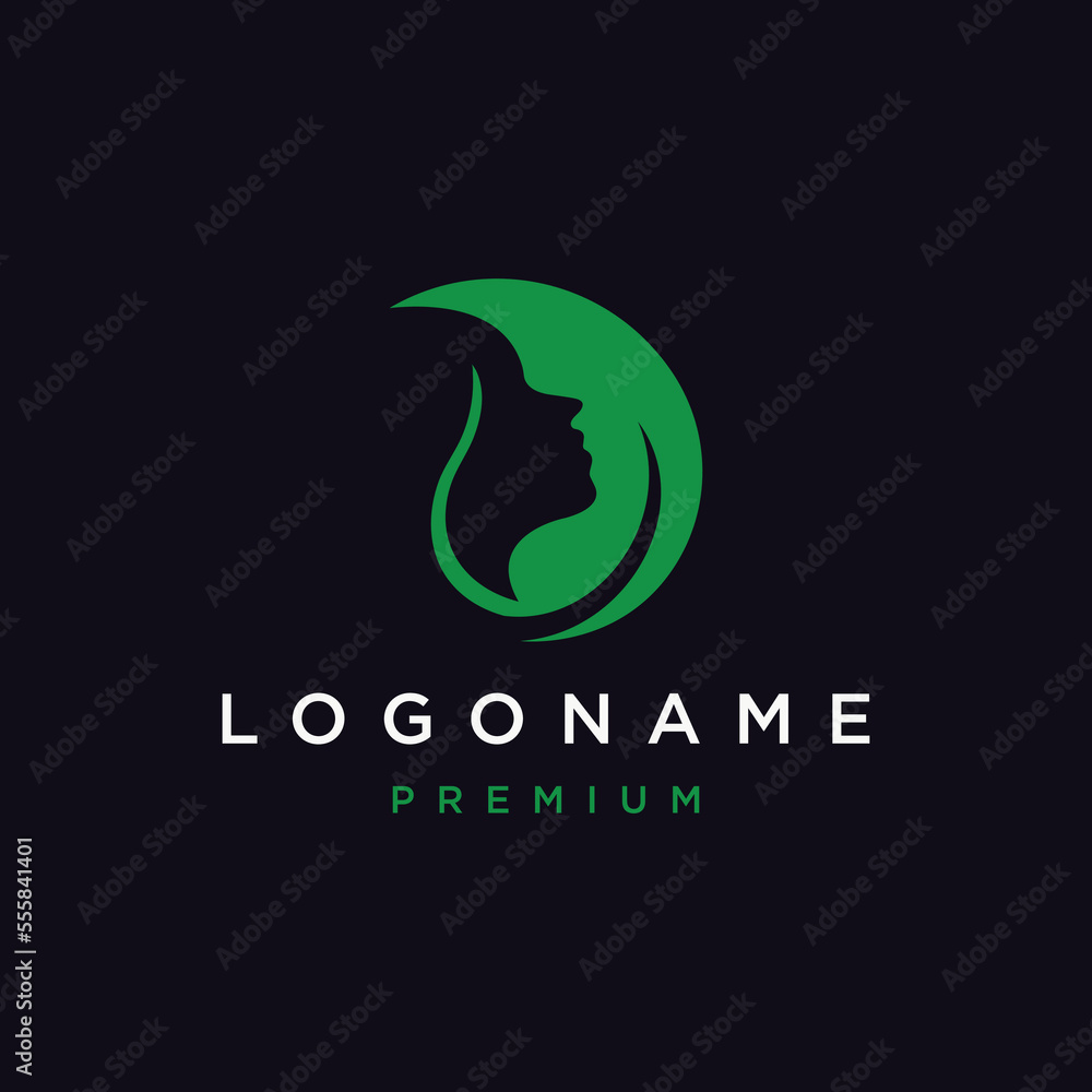 Obraz premium Beauty Salon Logo Design Vector