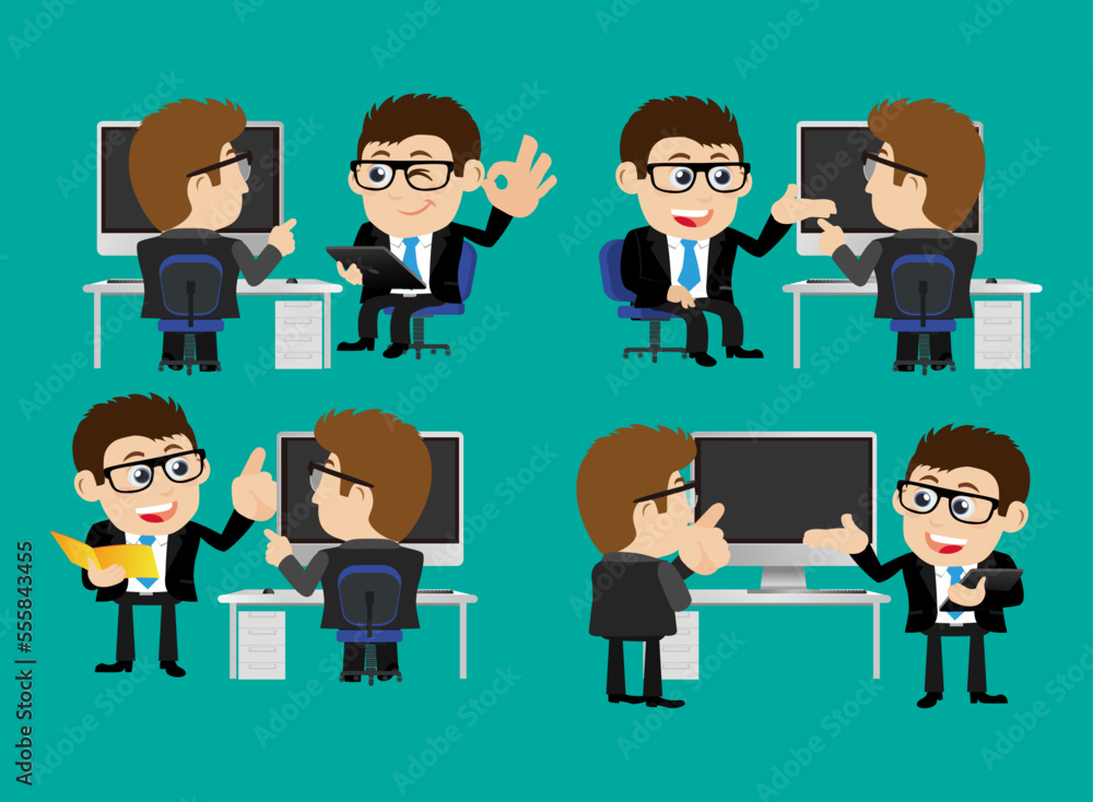 Business people presentation meeting training concept Business people presentation meeting training concept