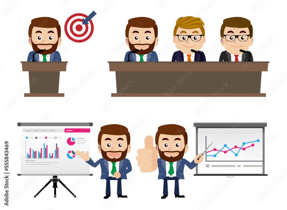 Business people in cooperation and partnership concept Business people in cooperation and partnership concept