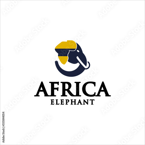 Africa elephants logo