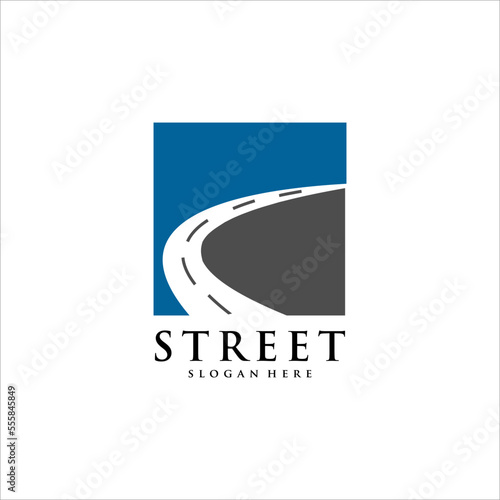 street logo design bridge concept