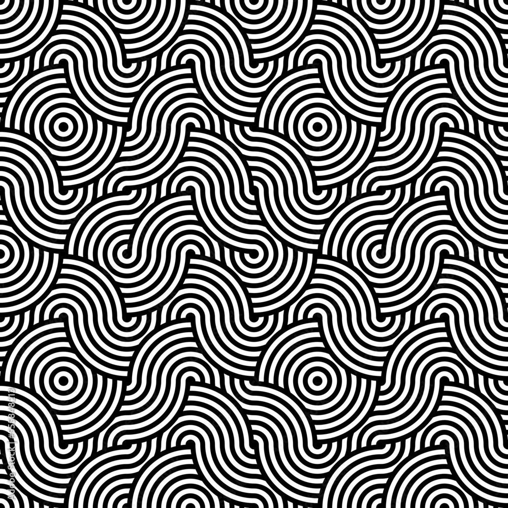 abstract pattern with lines illustration seamless background