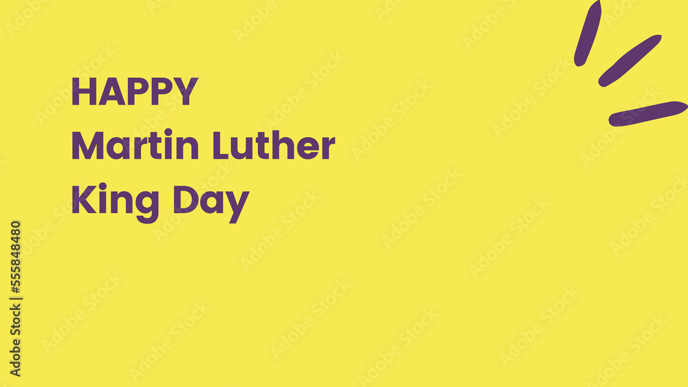 Wishes - Martin Luther King Day with yellow background Wishes - Martin Luther King Day with yellow background