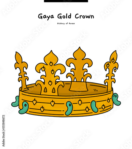 This is Daegaya Geumgwan, a relic of Gaya and a national treasure of Korea.