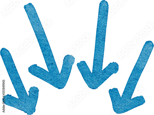 Paper Texture Arrow