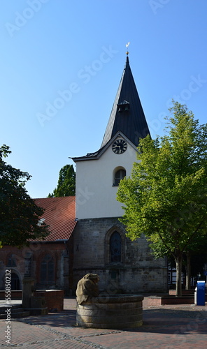 Historical Church in the Old Town of Neustadt am Rübenberge, Lower Saxony photo