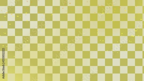 市松模様　和柄　背景　ゴージャス