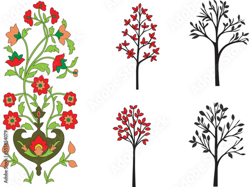 Seamless Traditional Border Beautiful Textile Designs, Seamless Ethnic Pattern