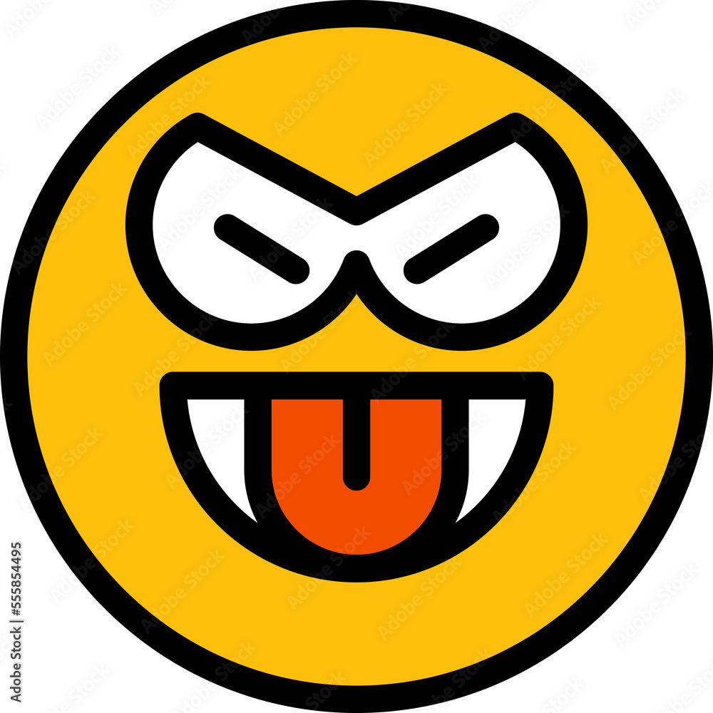 funny and cheeky face emoji illustration funny and cheeky face emoji illustration