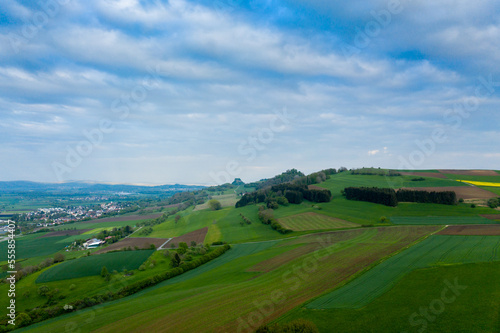 Rural landscape in Baden-W  rttemberg  Germany