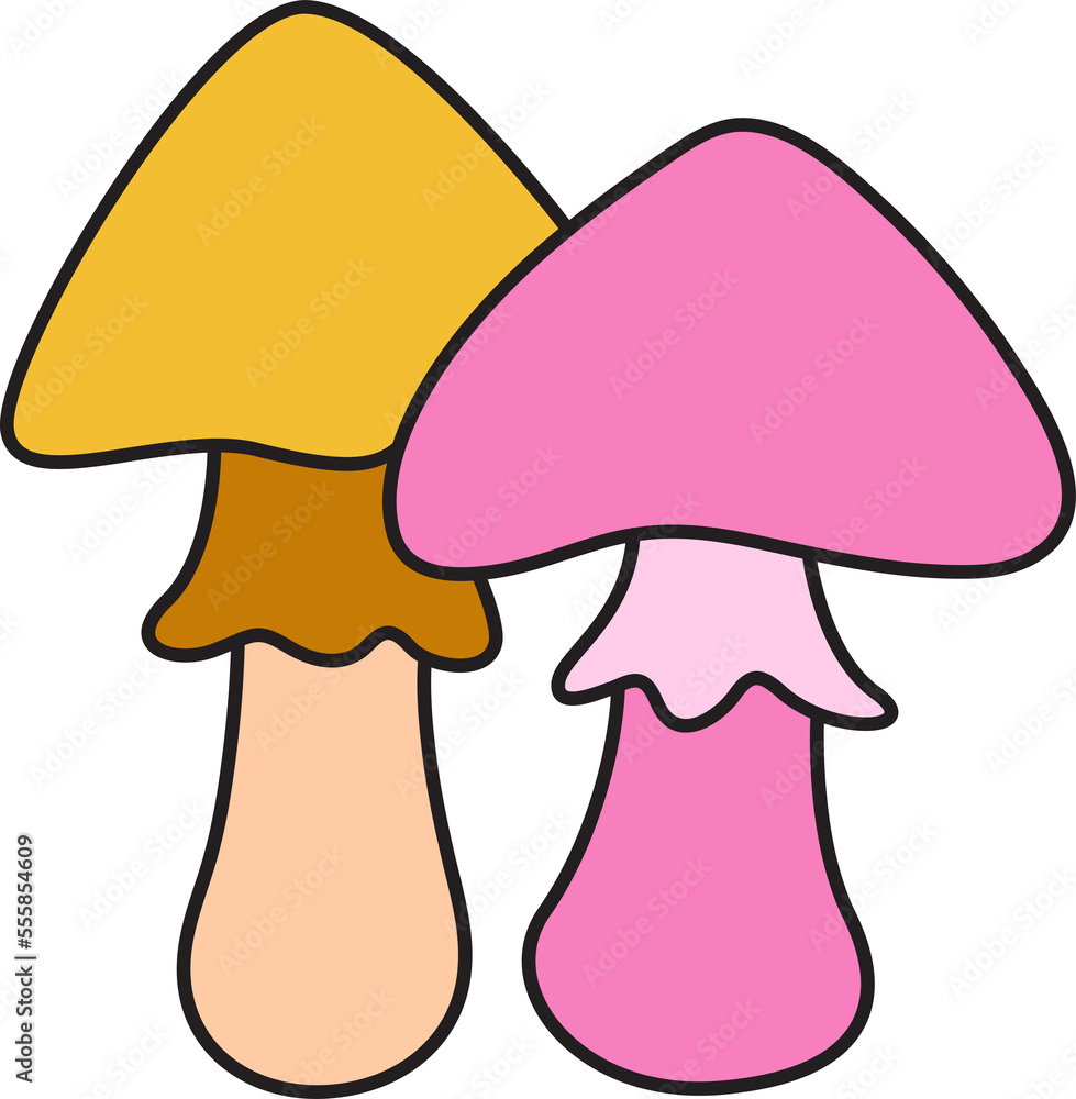 mushroom and toadstool illustration mushroom and toadstool illustration