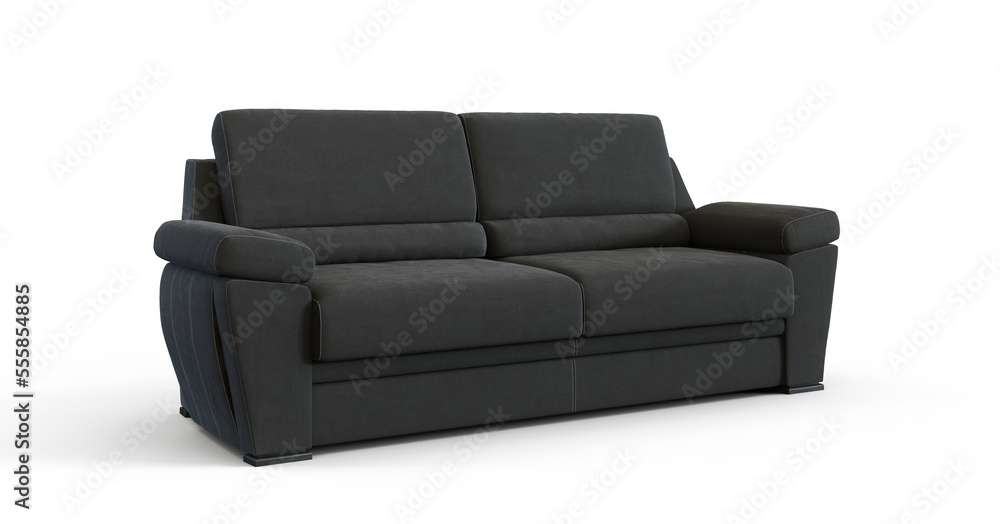 sofa render isolated PNG on transparent background advertising sofa render isolated PNG on transparent background advertising