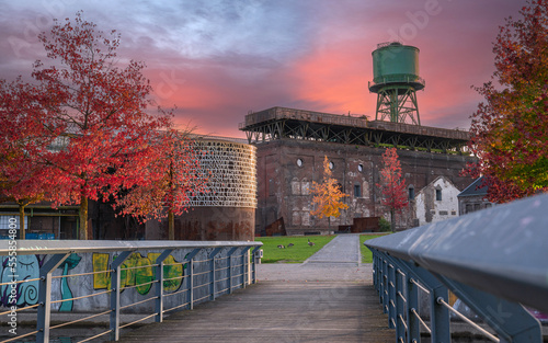 Old smelter Westpark in Bochum, Ruhr Metropolis, Germany, Europe
