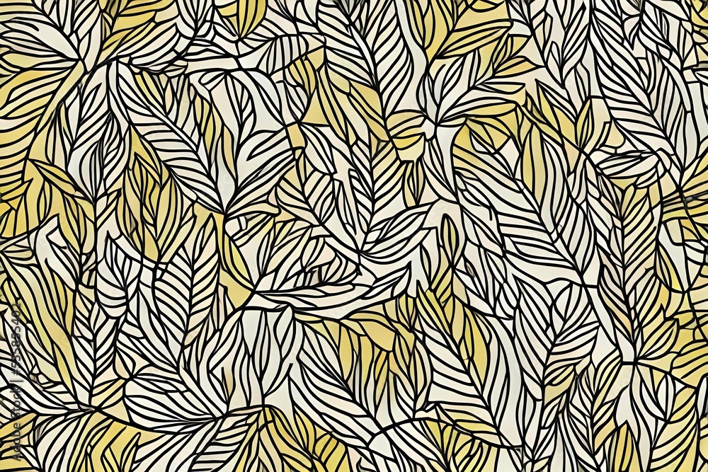 Luxury minimal style wallpaper with flower and botanical leaves, Organic shapes, Watercolor Luxury minimal style wallpaper with flower and botanical leaves, Organic shapes, Watercolor