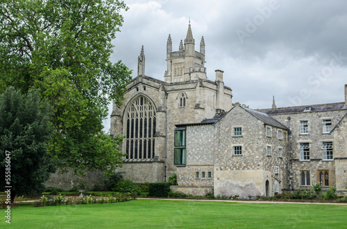 Chapel and other school buildings at Winchester College, Hampshire