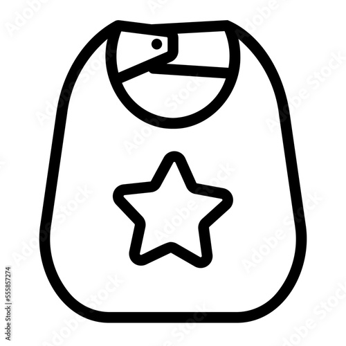 baby bib icon