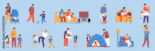 Fathers And Kids Set