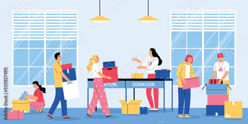 Flat Charity Composition