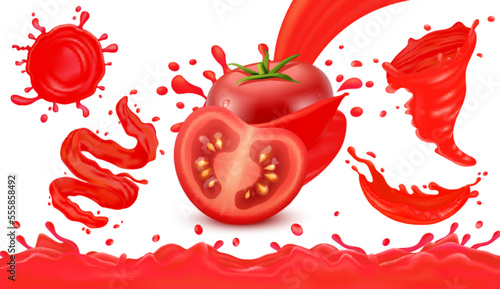 Tomato Juice Splashes