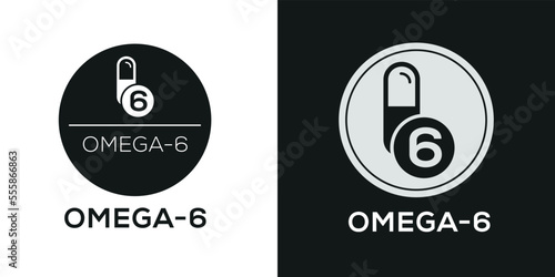 Creative (Omega-6) Icon, Vector sign.