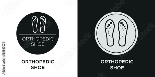 Creative (Orthopedic shoe) Icon, Vector sign.