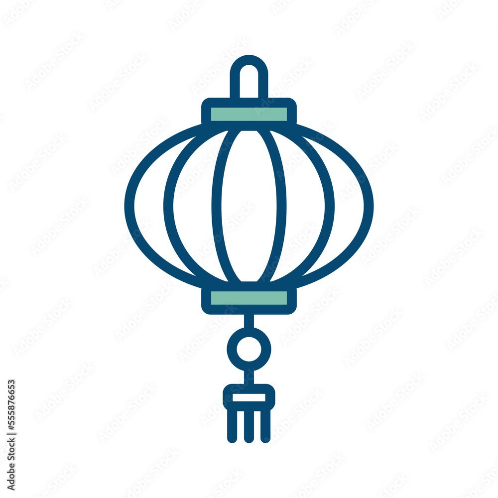 chinese lantern icon vector design template in white background chinese lantern icon vector design template in white background