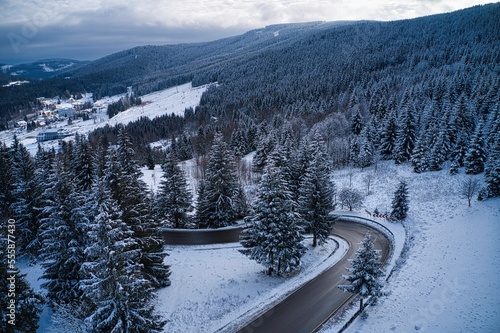 Mountain winter scapes