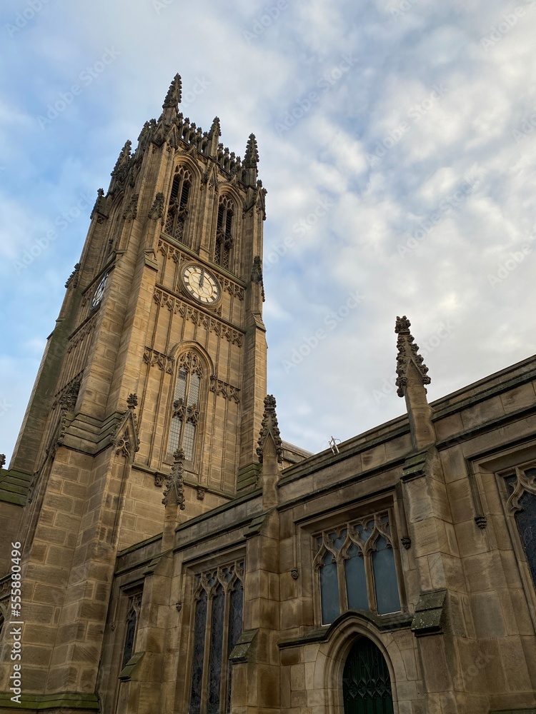 Gothic cathedral in Leeds, Northern England