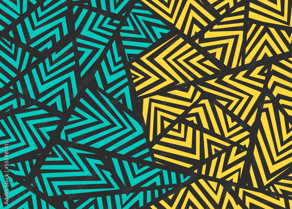 Abstract background with dazzle camouflage pattern Abstract background with dazzle camouflage pattern