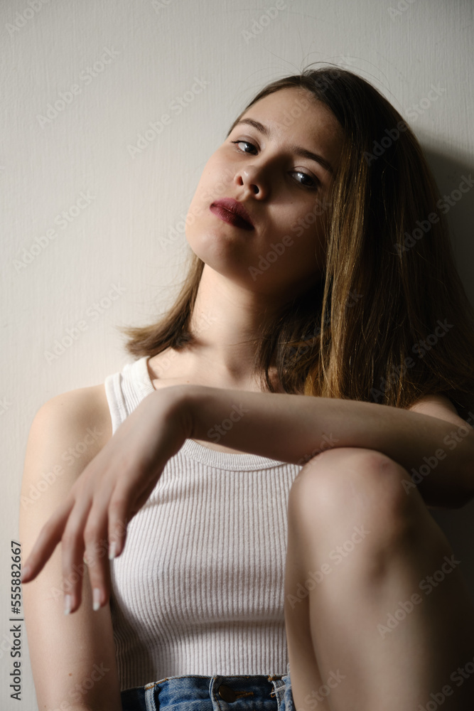 sad girl portrait sad girl portrait