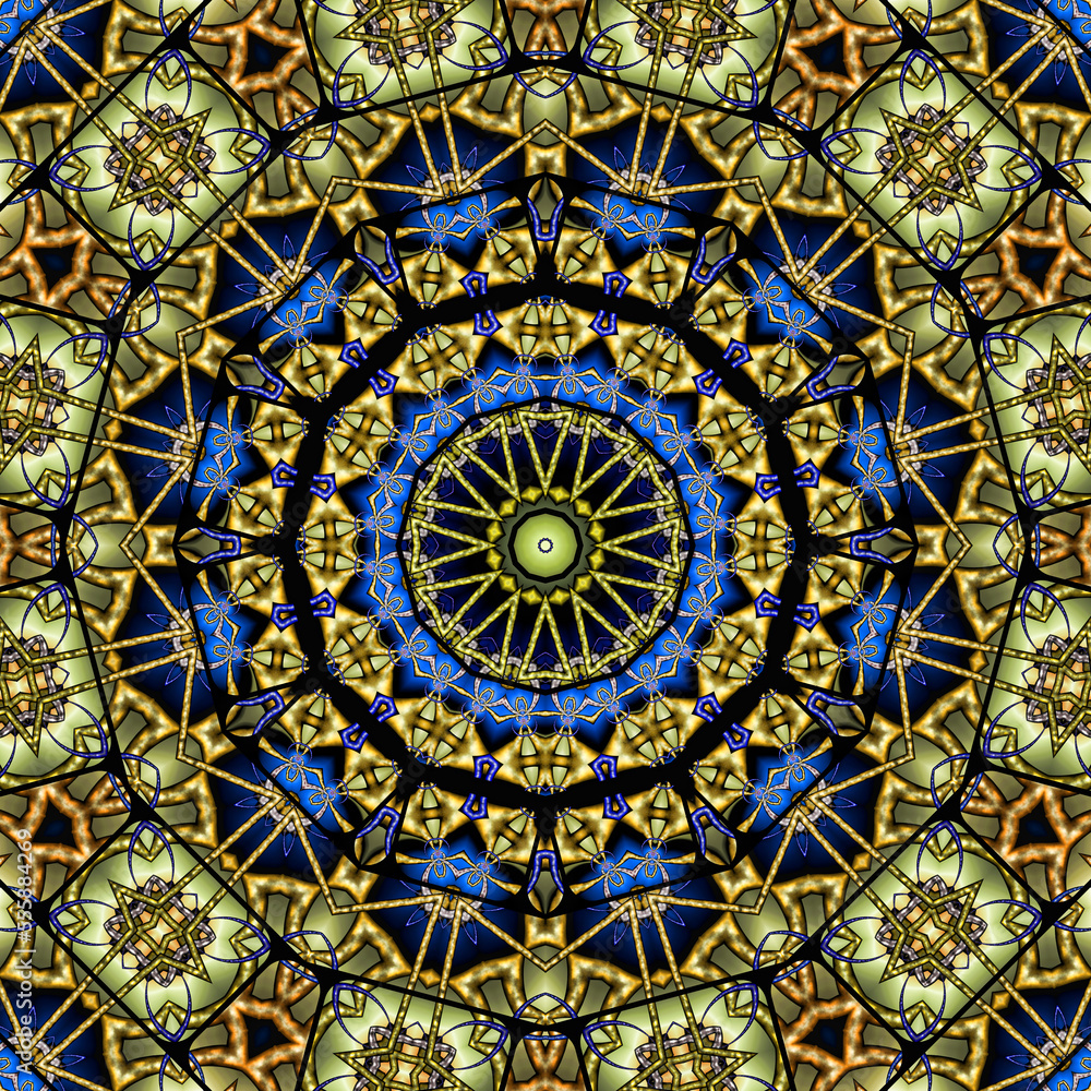 Obraz premium 3d effect - abstract polygonal geometric pattern